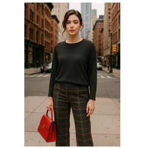 RINO ROSSI 100% Cotton Lightweight Knit Sweater Charcoal Grey Sz S Minimalist